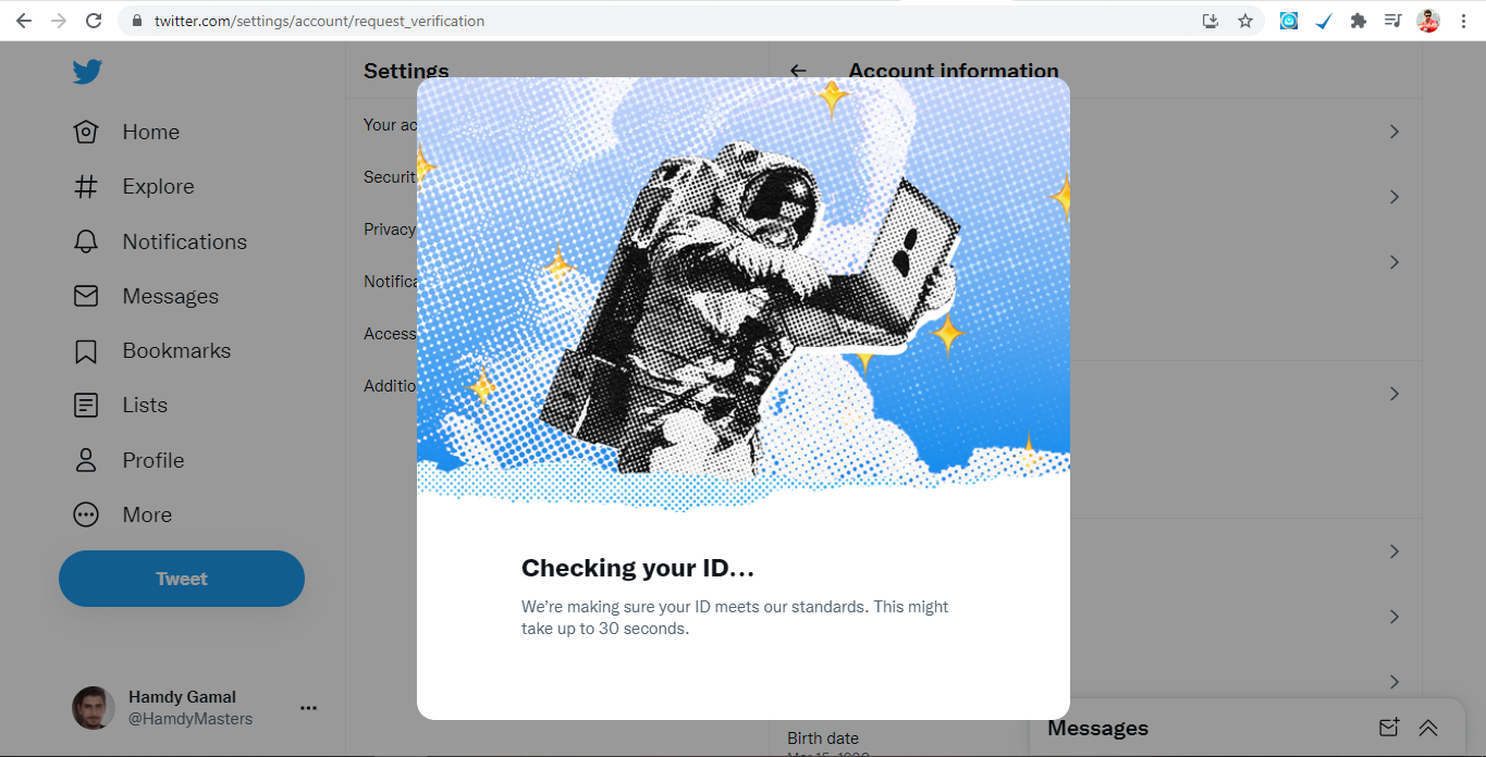 get verified on twitter